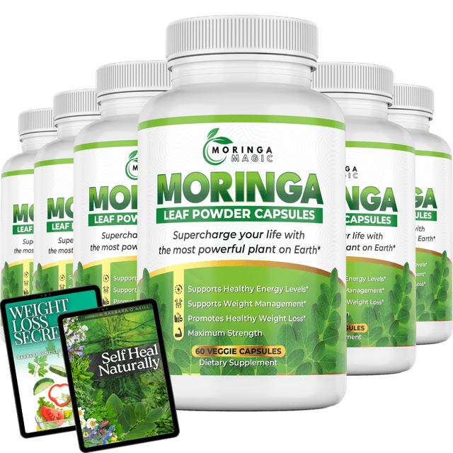 6 Bottles of Moringa Magic + 2 Free Ebooks