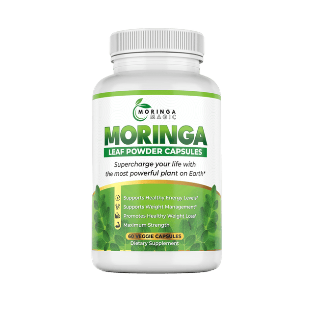 Moringa Magic Supplement Bottle