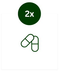 Take two moringa capsules